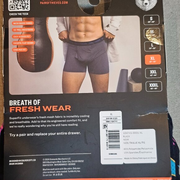 Pair of Thieves Men's Super Fit Boxer Briefs (XL_ - Picture 5 of 9